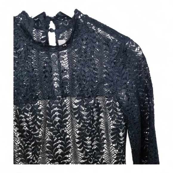 Keepsake the Label Uptown Black Lace Long Sleeve Dress - Size XS - Picture 5 of 11